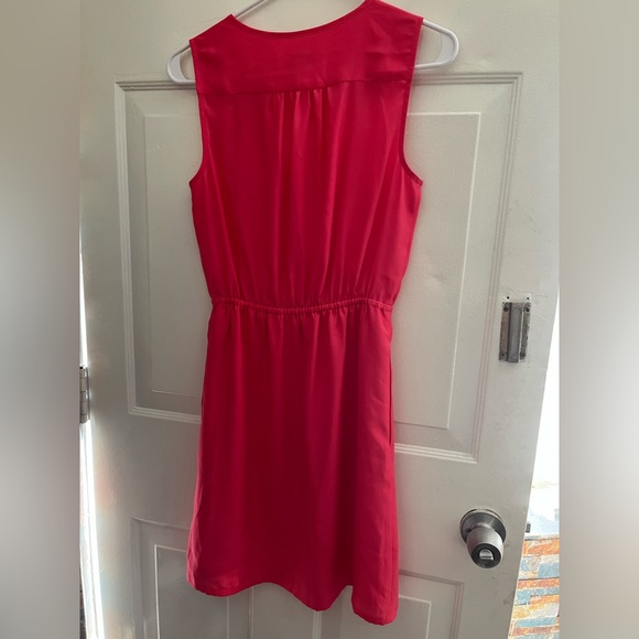 NWOT Ann Taylor Loft Sleeveless Lined Dress Coral XS - Picture 2 of 11